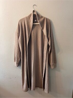 Old Navy Beige Oatmeal Longline Cardigan Duster